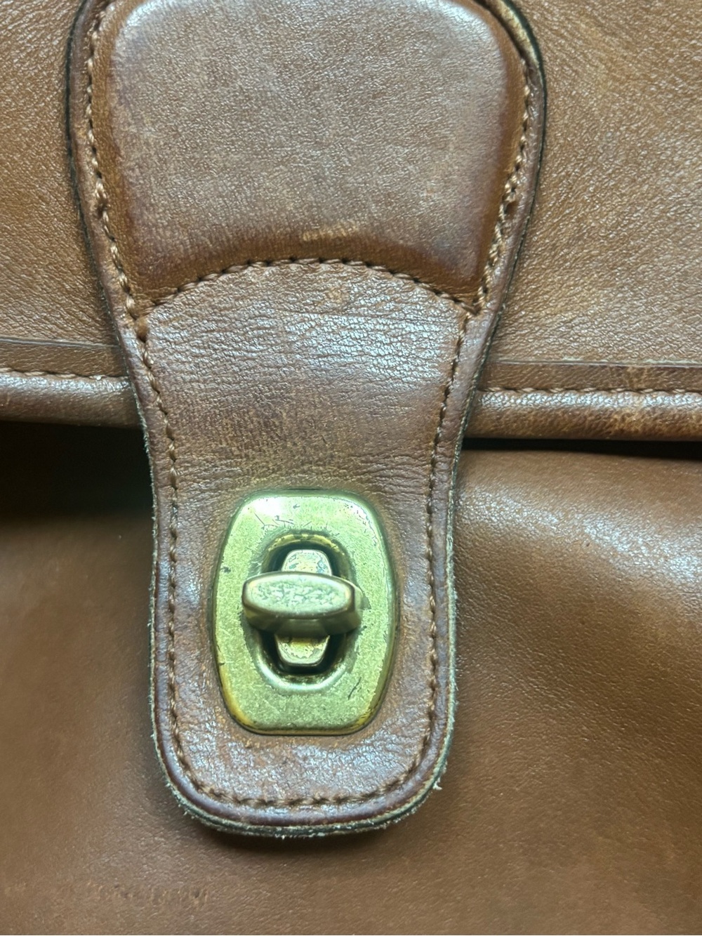 Coach LARGE Vintage 5279 Brown Kensington Leather Briefcase/Laptop Bag - Picture 7 of 16
